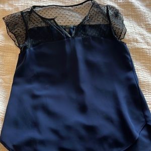 J. Crew blue blouse. Size 6